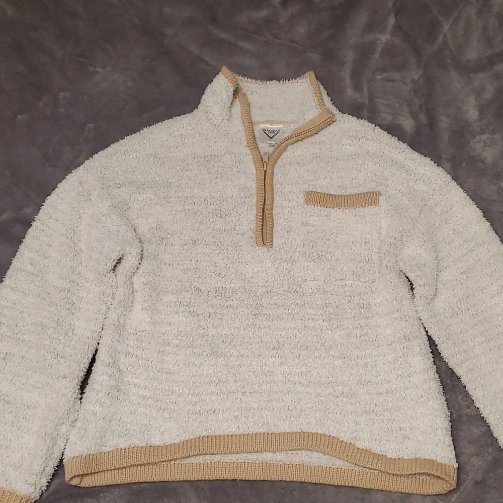 Women's Cropped Freshman 1996 Fuzzy Sweater S - Picture 1 of 6